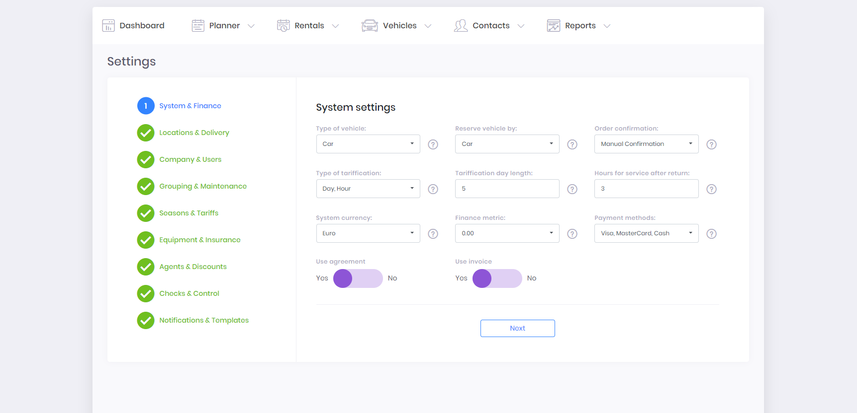 Update “Settings”. New tabs, new features