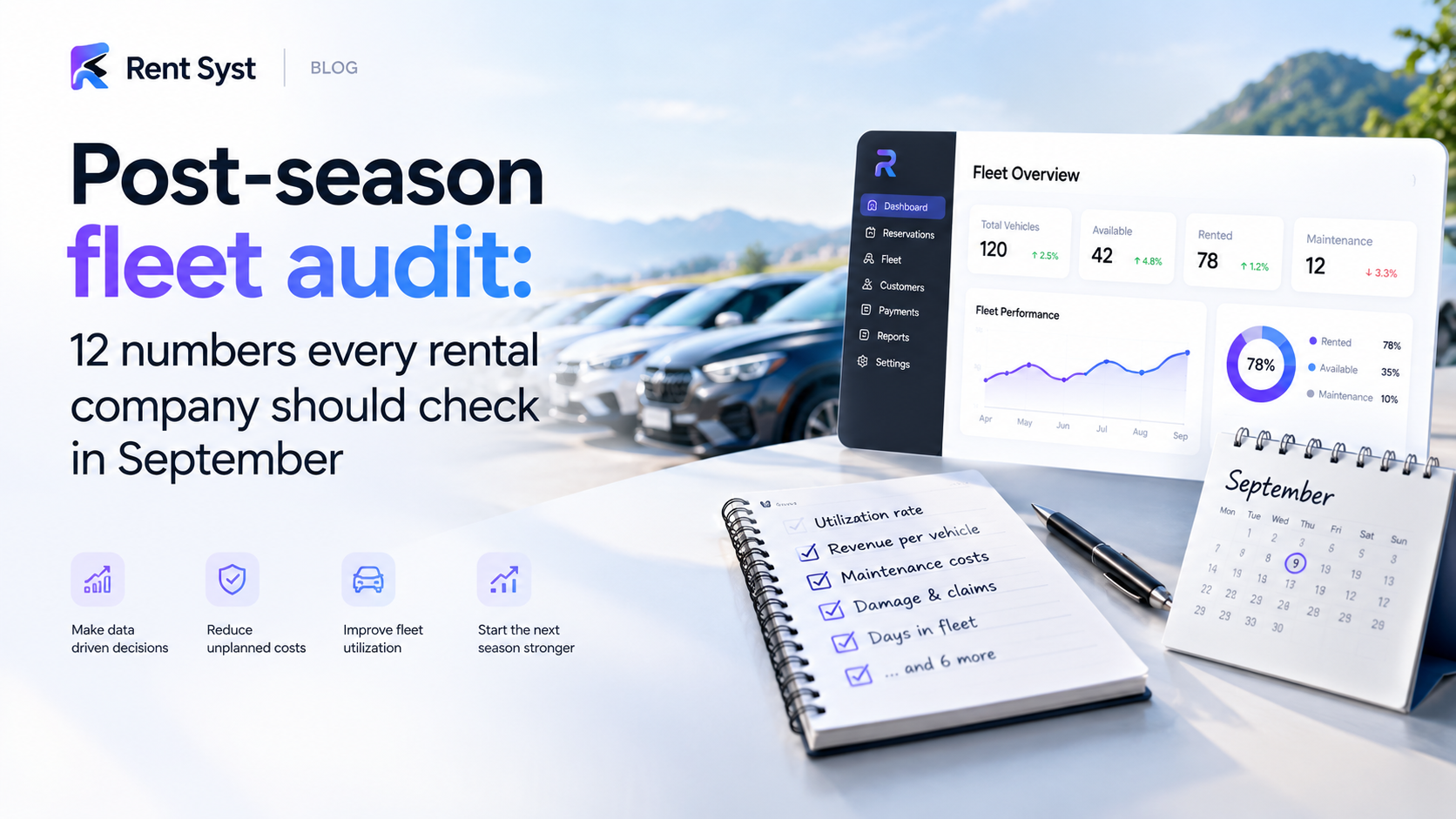 Post-season fleet audit: 12 numbers every rental company should check in September