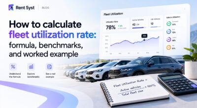 How to calculate fleet utilization rate: formula, benchmarks, and worked example